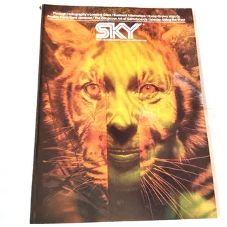 Photo of Delta SKY In-Flight Magazine September 1985 - Darts, Lottery, Skiing the West