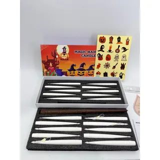 Photo of Magic Hanging 20 Candles Flameless Floating Wand Halloween Decorations White 