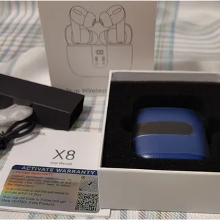 Photo of NEW Bluetooth 5.4 Wireless Earbuds Dual Display Touch Control Blue