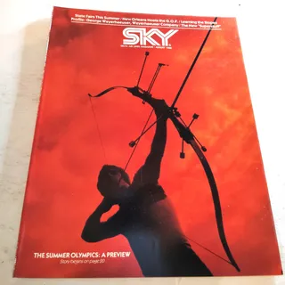Photo of Delta SKY August 1988 In-Flight Magazine - Vintage Airline Collectible