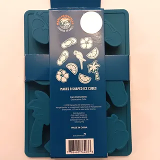 Photo of Margaritaville Tropical 2-pack Silicone Ice Cube Molds - 9 Island Shaped Cubes