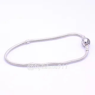 Photo of Authentic PANDORA Sparkling Heart Pandora Bracelet - 590743CZ