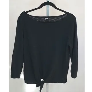 Photo of Black Old Navy Knitted Sweat Top Size L