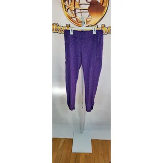 Photo of Lands End Purple Active Crop Yoga Pants Size XL