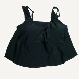 Photo of Black Tankini Swim Top - Adjustable Straps - New with Tags Swimwear
