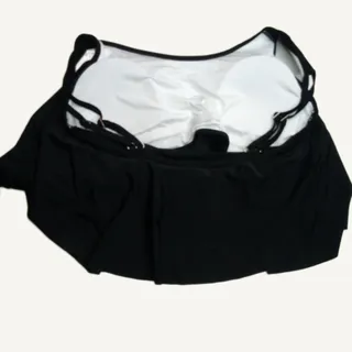 Photo of Black Tankini Swim Top - Adjustable Straps - New with Tags Swimwear