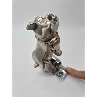 Photo of Mack Truck Bull Dog Hood Ornament with Curved Mount