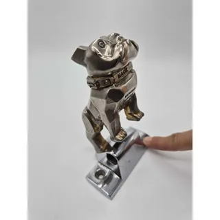 Photo of Mack Truck Bull Dog Hood Ornament with Curved Mount