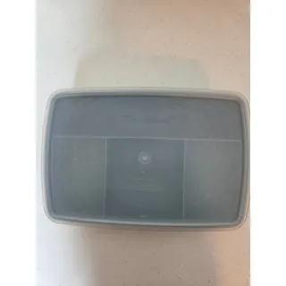 Photo of Vintage Tupperware Stow-N-Go Storage Box 767-1 Blue with Lid Rare