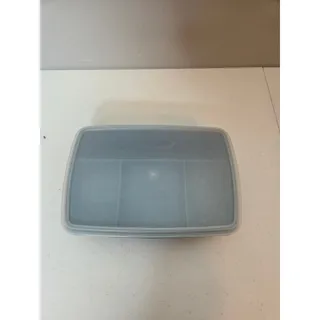 Photo of Vintage Tupperware Stow-N-Go Storage Box 767-1 Blue with Lid Rare