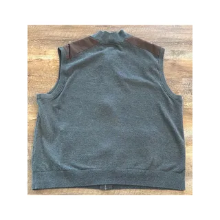 Photo of Roundtree & Yorke 100% Cotton gray charcoal and brown suede 2XB