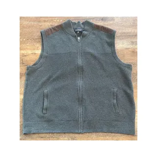 Photo of Roundtree & Yorke 100% Cotton gray charcoal and brown suede 2XB