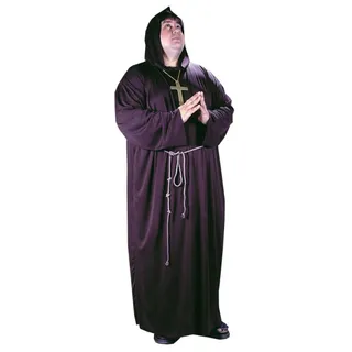 Photo of ADULT RELIGIOUS MONK PRIEST HOODED ROBE COSTUME DRESS XXL FW1198