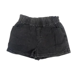 Photo of Tgla Black Denim Acid Wash Shorts Womens Size M