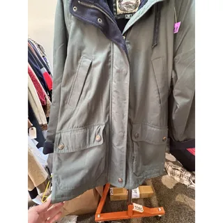 Photo of Vtg Pacific Trail Heavy Outdoor Jacket Green Fleece Lined Hooded Coat Size M-L