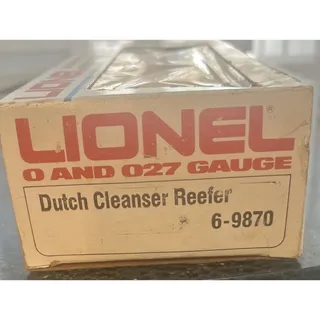 Photo of Lionel Trains 6-9870 Old Dutch Cleanser Reefer Car BLT 1977