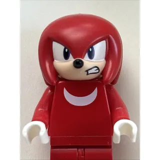 Photo of Lego Sonic Knuckles Minifigure #son021 Set #77005 Knuckles vs. Dr. Eggman