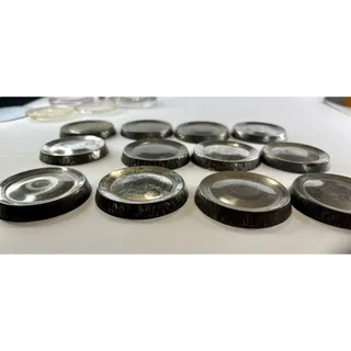 Photo of Vintage Tin Wax Sealer Fruit Jar Lids Lot of 12 Matching Canning Jar Inserts