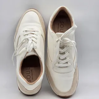 Photo of Soul Naturalizer Shay Wide Width Sneakers Womens 11W White Beige Comfort Lace Up