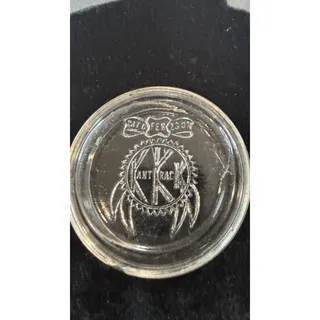 Photo of Antique Kant Krack KKK Glass Fruit Jar Lid Insert Pat’d Feb 12 1907