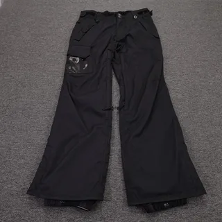 Photo of 686 Snow Pants Mens Medium 34x32 Black Manual InfiDRY Insulated Waterproof Ski