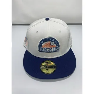 Photo of Colorado Rockies Coors Field 1995 New Era Fitted Cap 7 5/8 RARE COLOR