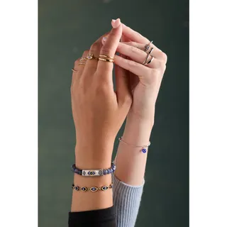 Photo of Untamed Evil Eye Chain Bracelet: Antique Gold