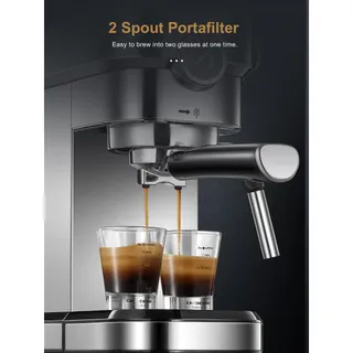 Photo of Yabano 15 Bar Espresso Machine W Milk Steamer Wand for Cappuccino Latte 1350W