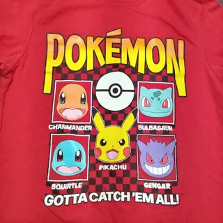 Photo of Pokemon Bundle Shirt Boys L Pikachu Figure Dive Ball Disc Set