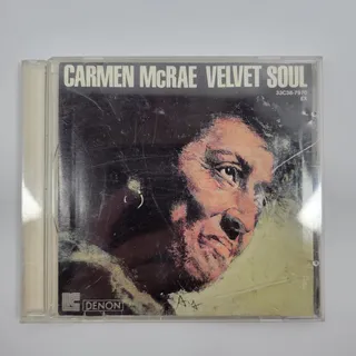 Photo of Carmen McRae – Velvet Soul (Denon CD) Japan 1986 (acceptable)