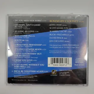 Photo of Do You Miss New York by Rosemary Clooney (CD, 1993) (Good)