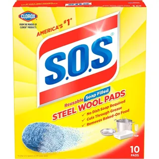 Photo of 2-Pack of S.O.S-Steel Wool Soap Pads, 10 Ct (20 Total)