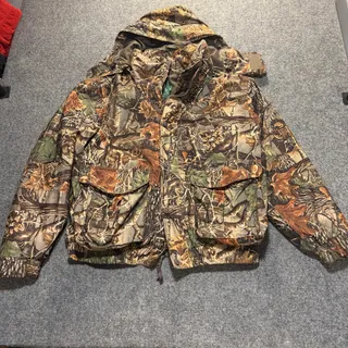 Photo of Cabelas Dry Plus Camo Hunting Jacket XL Cargo Pants Sz 38 Waterproof Outdoor Set