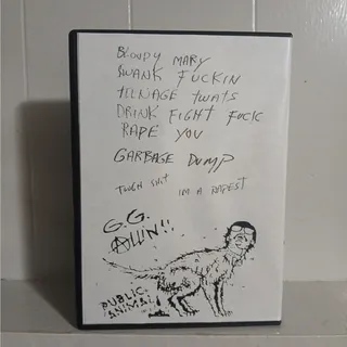 Photo of GG Allin & The Holy Men Public Animal #1 Live Lismar Lounge 1987 Punk Rock DVD