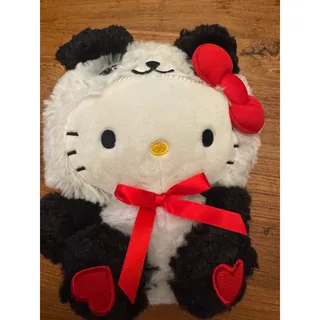 Photo of New Fluffy Panda Hello Kitty Plush 7"