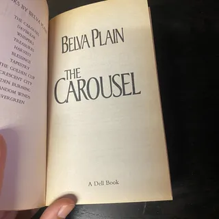 Photo of Carousel : A Novel by Belva Plain (1996, Mass Market)
