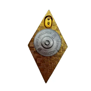 Photo of LMD Soviet BGARF Baltic Fishing Fleet Academy Graduation Badge Pin