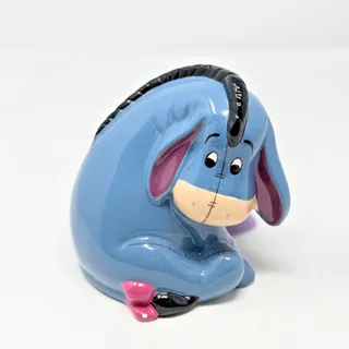 Photo of Disney Eeyore Ceramic Toothbrush Holder Vintage 1990s Pooh Bathroom