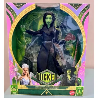 Photo of Universal Pictures' Wicked: For Good Deluxe Elphaba Doll with Movie-Inspired Outfit & 4 Accessories