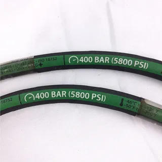 Photo of Eaton Aeroquip Dura-Tuff GH781-6 Hydraulic Hose 55" x 5/8" Female JIC 5800 PSI