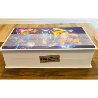 Photo of Disney Cinderella Classic VHS Tape Plush Throw Blanket – New & Sealed