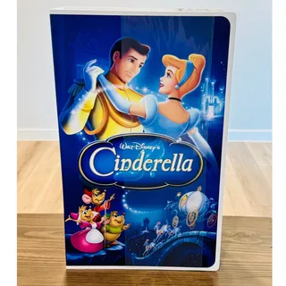 Photo of Disney Cinderella Classic VHS Tape Plush Throw Blanket – New & Sealed