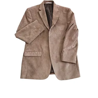 Photo of Chaps Men's Brown Corduroy Blazer Jacket Size Small / Sport Coat