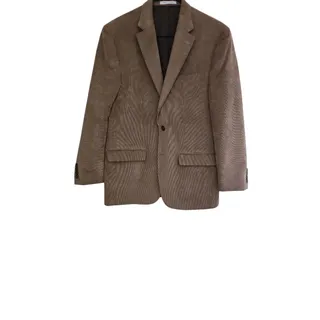 Photo of Chaps Men's Brown Corduroy Blazer Jacket Size Small / Sport Coat