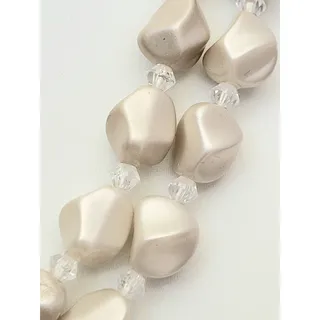 Photo of Vintage Double Strand Pearl Collar Necklace | Mid-Century Modern Germany