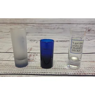 Photo of Set of 3 Key West Florida Souvenir Shot Glasses Sloppy Joe's Crabby Dick's