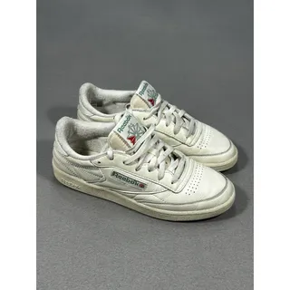 Photo of Vintage Reebok Club C White Leather Sneakers Women’s Size 11