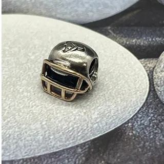 Photo of Pandora Houston Texans Football Helmet Charm Sterling 14k