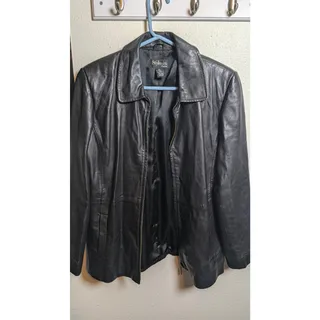 Photo of Style & Co. Women's Faux Leather Jacket Size Large