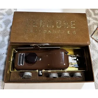 Photo of Vintage Kenmore Buttonholer Sewing Machine Attachment Box & Manual Not Tested